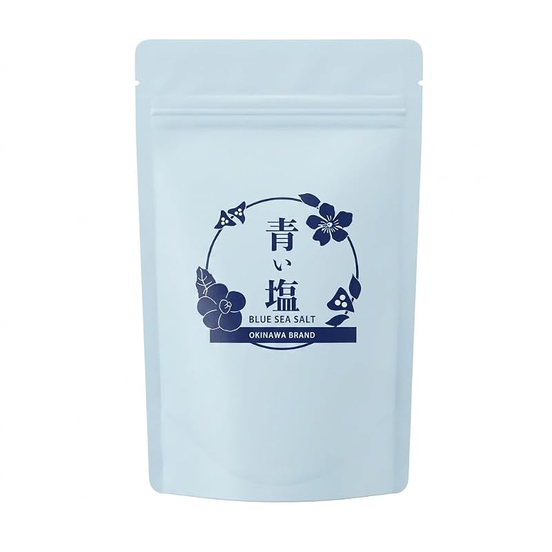 Amazon掲載の南の島恵み農園 青い塩 100gパウチ